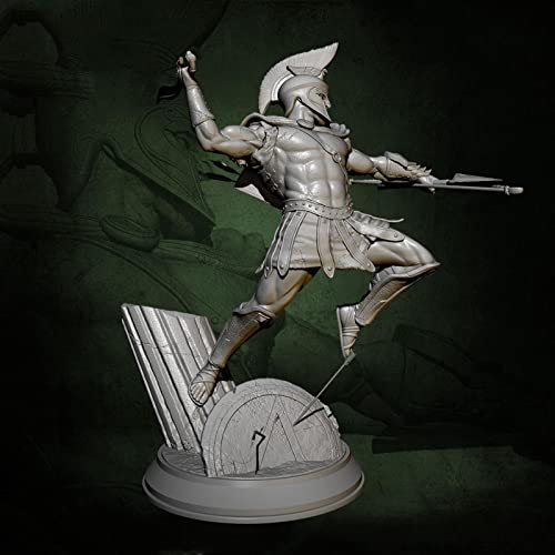 FCBEL 78mm Antiker griechischer God of War Miniaturbausatz Harz Charakter Druckgussmodell, unmontiert und unbemalt Modellbausatz //Y3908X von FCBEL