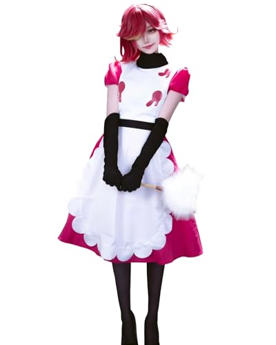 FCCAM Anime Cosplay Hazbin Hotel Cosplay Niffty Cosplay Kostüm Halloween Anzug Set Karneval Kostüm, M von FCCAM