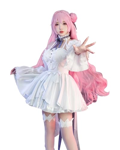 FCCAM Anime Cosplay NIKKE Cosplay The Goddess of Victory Cosplay NIKKE Outfits Halloween Carnival Costume Set,weiß, L von FCCAM