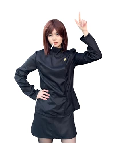 FCCAM Ieiri Shoko Cosplay Ieiri Shoko Cosplay Kostüm Halloween Cosplay Kostüm Karneval Kostüm, XXL von FCCAM