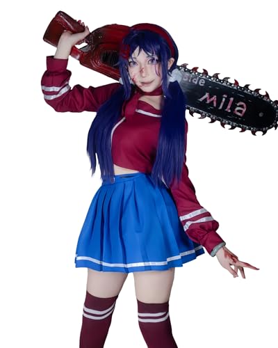 FCCAM MiSide Cosplay Anime Cosplay Outfit MiSide Kostüm Kind Mita Cosplay Pretty Mita Cosplay Mita Kostüm, Mita, S von FCCAM