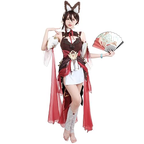 FCCAM Tingyun Cosplay Honkai: Star Rail Cosplay Tingyun Cosplay Kostüm Halloween Anzug Full Set für Frauen S von FCCAM