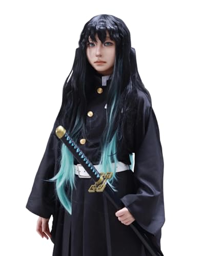 FCCAM Tokitou Muichirou Cosplay Muichirou Cosplay Kostüm für Japanischer Anime Kimono demon cosplay Outfit Halloween Kostüm L von FCCAM