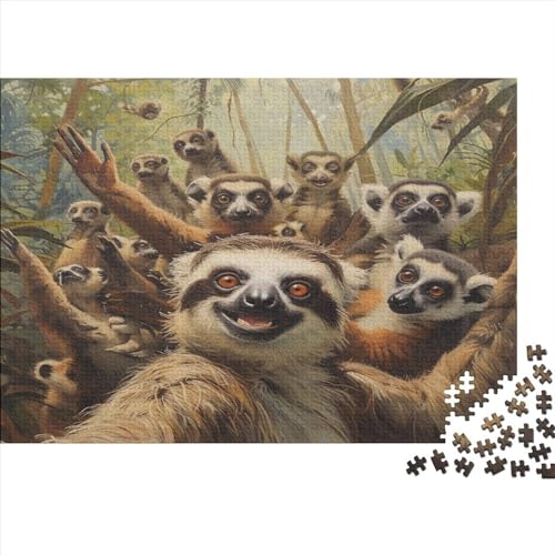 Faultier Puzzle 1000 Teile Puzzle Erwachsene Schwieriges Schwer Puzzle Für Erwachsene Und Kinder Ab 14 Jahren Puzzel 1000pcs (75x50cm) von FCKALEBCV