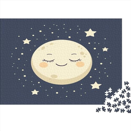 Mond Puzzle 1000 Teile Erwachsene Puzzles Für Erwachsene Klassische Puzzles 1000 Teile Erwachsene Puzzlespiel Schwer Pädagogisches Spielzeug Erwachsene Kinder Puzzel 1000pcs (75x50cm) von FCKALEBCV