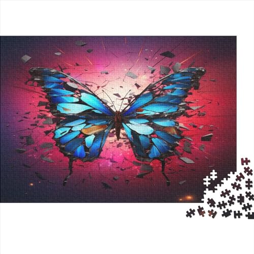 Schmetterling Puzzle 1000 Teile,Puzzle Für Erwachsene, Impossible Puzzle, GesKükenlichkeitsspiel Für Die Ganze Familie,Puzzle Legespiel- Erwachsenenpuzzle Puzzel 1000pcs (75x50cm) von FCKALEBCV