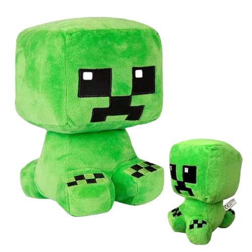 Spiel Creeper Plüschtier,Spiel Creeper Spielzeug,26Cm Plüschtier Spiel Creeper,Spiel Creeper Kuscheltier, Cartoon Spielzeug Kuscheltier Plüschfiguren,Geschenke Für Kinder Party. von FCMTFV