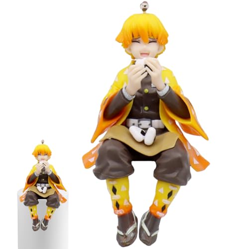 FCXVXCL Ghost Animationen Charakter Modell Statue, Kuchen Dekoration Figur, Sammlerstück Collectibles Spielzeug Geschenk für Erwachsene und Kinder(Agatsuma Zenitsu) von FCXVXCL