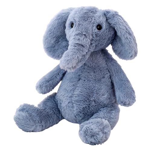 FCXVXCL Elephant Plüsch Stofftier, Kuscheltier Elefant, Plüschtier blau, Baby und Kinder Spielzeug Plüschspielzeug für Babys, Jungen, Mädchen, Liebhaber, Kinderzimmer, Raumdekoration, Hochzeit - 23cm von FCXVXCL