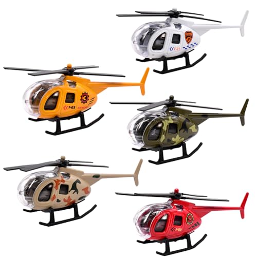 FCXVXCL Spielzeug Hubschrauber, Mini Flugzeug Modell, Mini Flugzeug Set Kinder, Hubschrauber Modell Spielzeug, Flugzeug Spielzeugset, Spielzeuge Kind Abgeben Flugzeug von FCXVXCL