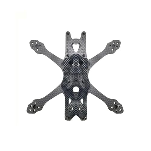 7,6 cm (3 Zoll) 150 mm Kohlefaser-Rahmen-Set, kompatibel mit FPV Freestyle RC Racing Quadcoptern mit 4 mm dicken Armen, kompatibel mit ähnlichen Modellen (Apex 7,6 cm Rahmen) von FDhRyTF