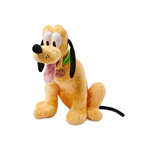 Disney - Peluche Oficial de Pluto, mediano, de Felpa Suave, de 40 cm, icónico cachorro de Peluche Con placa de perro, apto para todas las edades von Disney