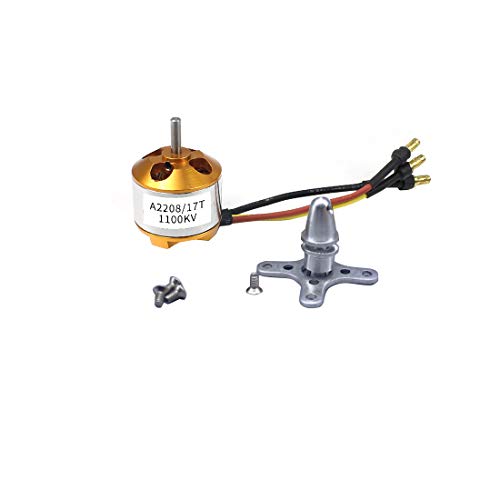 FEICHAO A2208 2208 Bürstenloser Motor 1100KV 1400KV 1800KV 2600KV Geschweißt für 2-3S RC Aircraft Multicopter Model Drone (1100KV) von FEICHAO