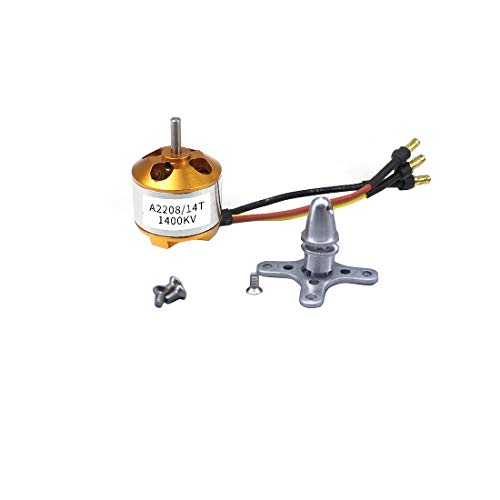 FEICHAO A2208 2208 Bürstenloser Motor 1100KV 1400KV 1800KV 2600KV Geschweißt für 2-3S RC Aircraft Multicopter Model Drone (1400KV) von FEICHAO