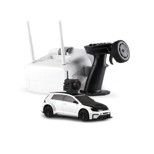 FEICHAO Diatone 1/43 Mix GO 4WD Drift Car AX8 Fernbedienung 2·4G Goggle Magnetic Camera RC Car (+AX8+Goggle +Camera,White) von FEICHAO