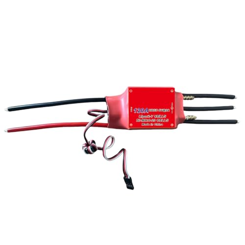 FEICHAO ESC 80A 120A 200A 3-7S Wassergekühlter bidirektionaler bürstenloser ESC für Bootsmodell Thruster (120A) von FEICHAO