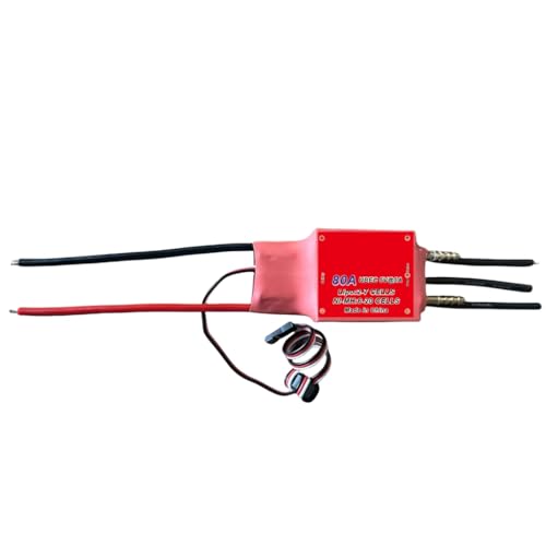 FEICHAO ESC 80A 120A 200A 3-7S Wassergekühlter bidirektionaler bürstenloser ESC für Bootsmodell Thruster (80A) von FEICHAO