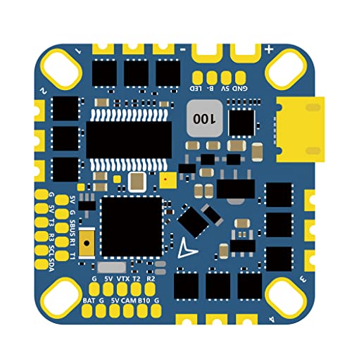 FEICHAO F411 20 A/35 A ESC AIO 2S-6S BLHELI_S Flight Controller MPU6000 für Frsky/Futaba/Flysky/TBS Crossfire/DSM-X DSM-2 Receiver (20 A) von FEICHAO