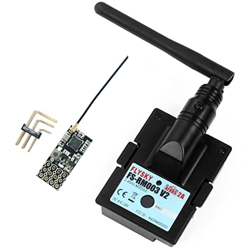 FEICHAO FS2A-4CH AFHDS 2A Mini Receiver PWM Ausgang mit FS-RM003 Sendermodul für Flysky AFHDS 2A Protokoll-Transmitter (Empfänger + Modul) von FEICHAO