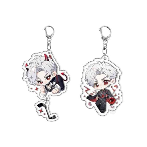 FEIDIAO Love & Deep Space Schlüsselbund Anime Charakter Sylus Acryl Anhänger Schlüsselanhänger Sylus Figur Schlüssel Tasche Anhänger Zubehör 2pcs FEIDIAO Love & Deep Space Schlüsselbund Anime Charakter Sylus Acryl Anhänger Schlüsselanhänger Sylus Figur Schlüssel Tasche Anhänger Zubehör 2pcs von FEIDIAO