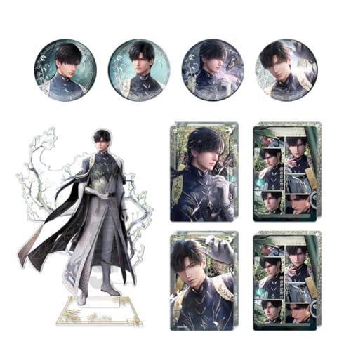 FEIDIAO Love & Deepspace Sammlungen Set Zayne Figur Abzeichen Zayne Acryl Ständer und Mahjong für Fans 7pcs FEIDIAO Love & Deepspace Sammlungen Set Zayne Figur Abzeichen Zayne Acryl Ständer und Mahjong für Fans 7pcs von FEIDIAO