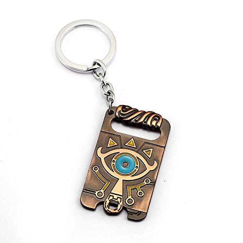 The Legend of Zelda Schlüsselanhänger Metallschild Zelda Breath of the Wild Schlüsselanhänger Zelda Schild Schild Keyholder von FEIDIAO