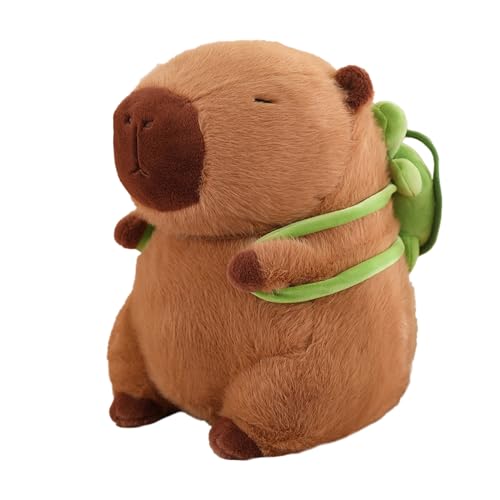 FEIEQILAI Capybara Plüschtier Puppe Spielzeug Plush Plüschtiere Cartoon Plüschtier für Kinder Weich Stoffpuppen für Kinder Kuscheltier Weihnachts-oder Geburtstagsgeschenke für Jungen und Mädchen von FEIEQILAI