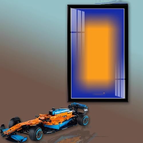 42141-B Glasvitrine Spiegel Kristall klar für Lego Automodelle Wanddekoration von FEIFANBOYANG