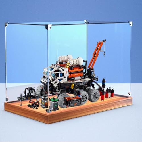 Acryl klare Vitrine, für Lego 42180 Mars Manned Exploration Rover, Klarsichtbox, Aufbewahrungsbox, Displaybox, kompatibel mit Modell 42180 (nur Box von FEIFANBOYANG