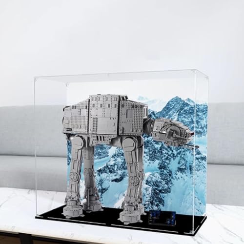 Transparent Acryl Display für Lego 75313 Armoured Walker Box Clear Box Aufbewahrungsbox Ausstellungsbox Kompatibel mit Modell 75313 (nur Ausstellungsbox) (Basis) von FEIFANBOYANG