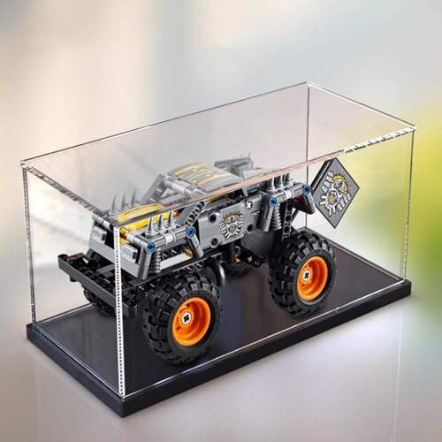 Vitrine für Lego 42119 Geländewagen aus Acryl, staubdicht, nur Präsentationsbox, schwarzer Sockel von FEIFANBOYANG