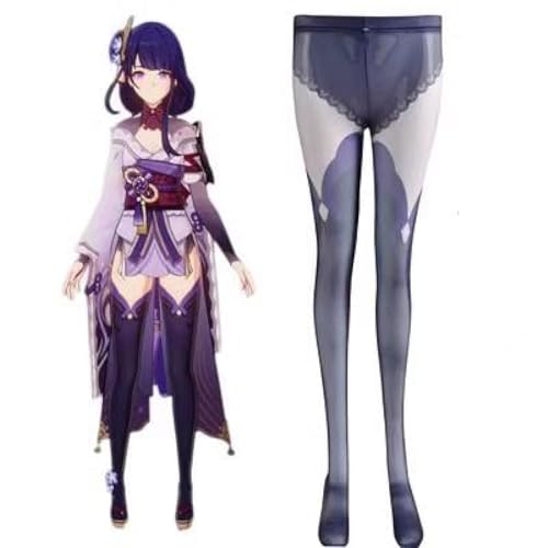 Anime Cosplay Props for Raiden Shogun GenshinImpact Stocking Costumes Accessories Halloween Role Play von FEITIME