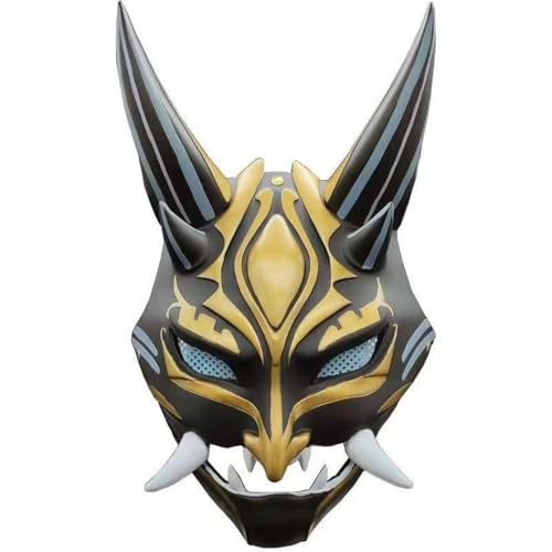 Anime Cosplay Props for Xiao GenshinImpact Mask Costumes Accessories Halloween Role Play von FEITIME