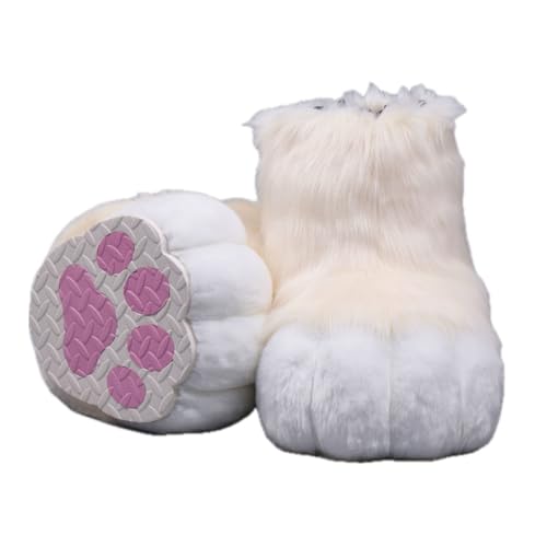 Cosplay Fursuit Kig Cat Paws Shoes Furry Cute Furries Rubbit Cat Feet Nail Tiger Claws Anime Halloween Costumes Unisex von FEITIME