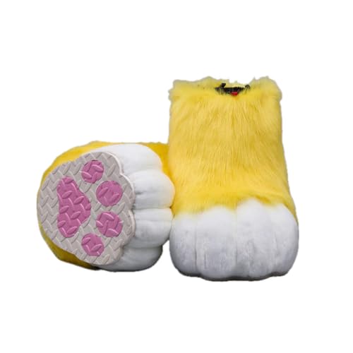 Cosplay Fursuit Kig Cat Paws Shoes Furry Cute Furries Rubbit Cat Feet Nail Tiger Claws Anime Halloween Costumes Unisex von FEITIME