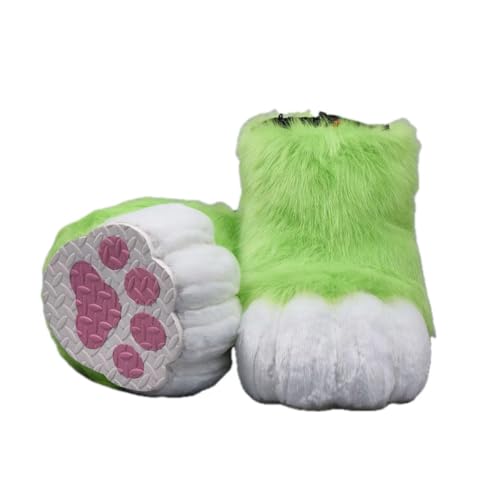 Cosplay Fursuit Kig Cat Paws Shoes Furry Cute Furries Rubbit Cat Feet Nail Tiger Claws Anime Halloween Costumes Unisex von FEITIME