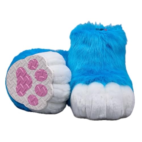 Cosplay Fursuit Kig Cat Paws Shoes Furry Cute Furries Rubbit Cat Feet Nail Tiger Claws Anime Halloween Costumes Unisex von FEITIME