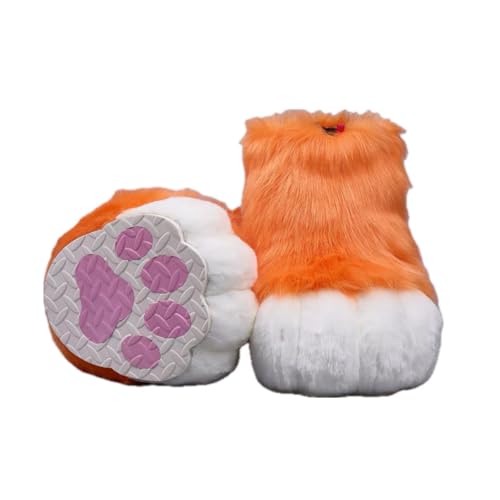 Cosplay Fursuit Kig Cat Paws Shoes Furry Cute Furries Rubbit Cat Feet Nail Tiger Claws Anime Halloween Costumes Unisex von FEITIME