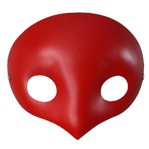 Cosplay Prop for FF14 Red Mask Headwear Anime Game Halloween Party Role Play Costume Accessory Unisex von FEITIME