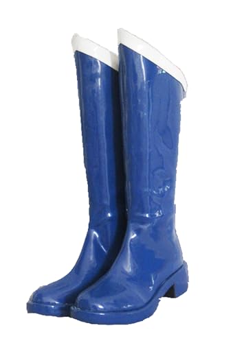 Cosplay Role Play Shoes for MizunoAmi Sailor Mercury Halloween Anime Props Custom Made Leather Boots Any Size Unisex von FEITIME