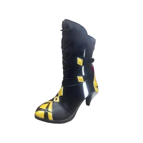 FEITIME Customisation Cosplay Shoes for Arlecchino The Knave GenshinImpact Game Cos Prop Female Anime Roles Accessory Boot von FEITIME