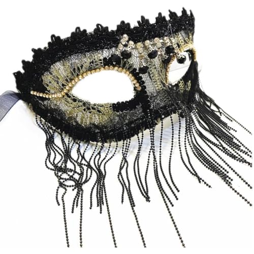 Face Mask Gothic Exaggerated Hat Headdress, Liveshow Singing Masks for Women Man, Fashion Show Nightclub Exotic Mystery Interview Face Mask,Halloween Party Cosplay Prom Props M35 von FEITIME