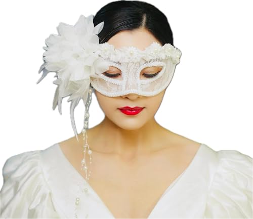 Face Mask Gothic Exaggerated Hat Headdress, Liveshow Singing Masks for Women Man, Fashion Show Nightclub Exotic Mystery Interview Face Mask,Halloween Party Cosplay Prom Props von FEITIME