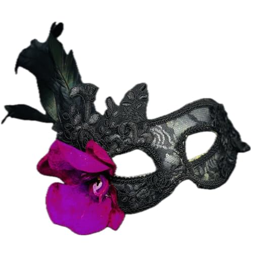 Face Mask Gothic Exaggerated Hat Headdress, Liveshow Singing Masks for Women Man, Fashion Show Nightclub Exotic Mystery Interview Face Mask,Halloween Party Cosplay Prom Props von FEITIME