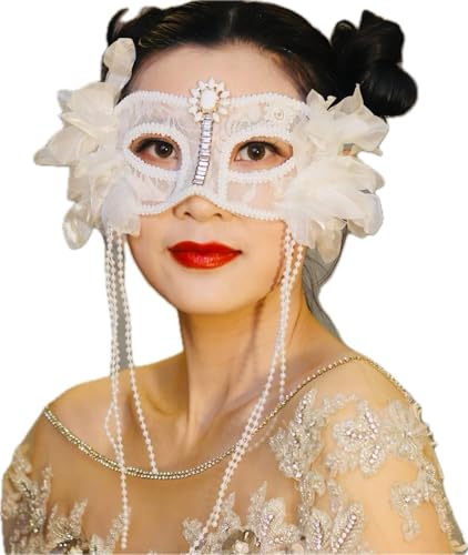 Face Mask Gothic Exaggerated Hat Headdress, Liveshow Singing Masks for Women Man, Fashion Show Nightclub Exotic Mystery Interview Face Mask,Halloween Party Cosplay Prom Props von FEITIME