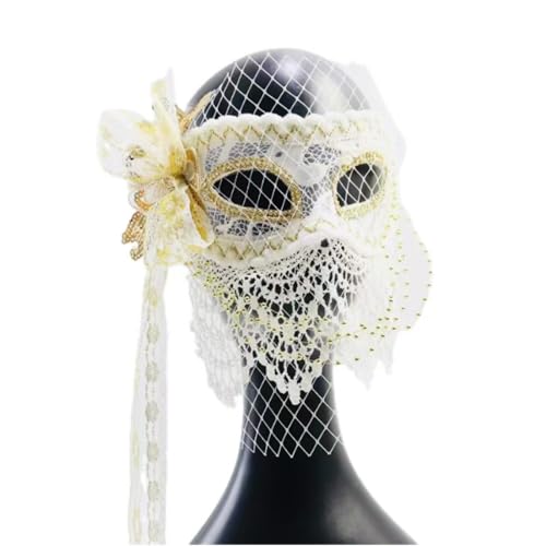 Face Mask Headdress Gothic Exaggerated, Liveshow Singing Masks for Women Man, Fashion Show Nightclub Exotic Mystery Interview Face Mask,Halloween Party Cosplay Prom Props von FEITIME