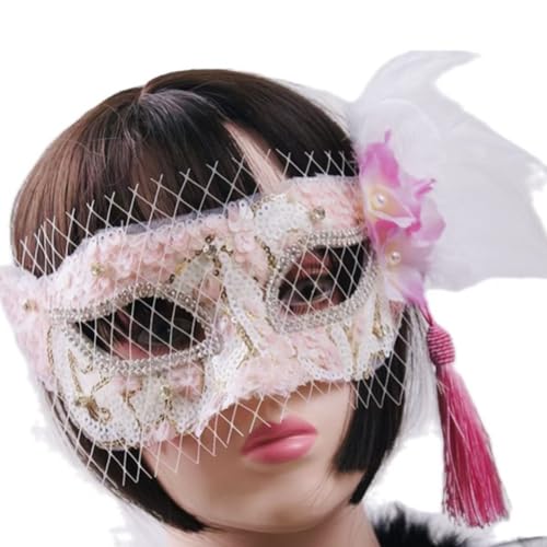 Face Mask Headdress Gothic Exaggerated, Liveshow Singing Masks for Women Man, Fashion Show Nightclub Exotic Mystery Interview Face Mask,Halloween Party Cosplay Prom Props von FEITIME