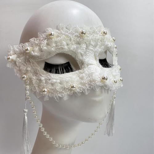 Face Mask Headdress Gothic Exaggerated, Liveshow Singing Masks for Women Man, Fashion Show Nightclub Exotic Mystery Interview Face Mask,Halloween Party Cosplay Prom Props von FEITIME