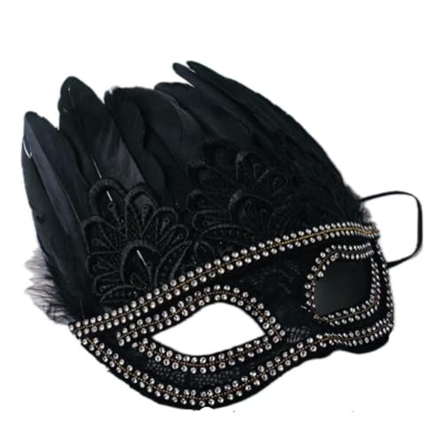 Face Mask Headdress Gothic Exaggerated, Liveshow Singing Masks for Women Man, Fashion Show Nightclub Exotic Mystery Interview Face Mask,Halloween Party Cosplay Prom Props von FEITIME