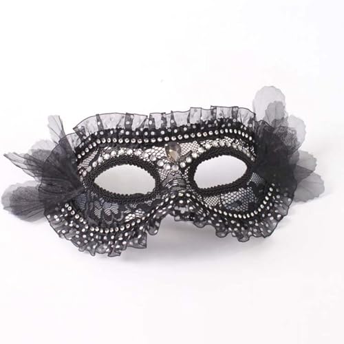 Face Mask Headdress Gothic Exaggerated, Liveshow Singing Masks for Women Man, Fashion Show Nightclub Exotic Mystery Interview Face Mask,Halloween Party Cosplay Prom Props von FEITIME